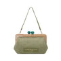 Le Pandorine Pochette Francy Con Chiusura In Legno Borsa Donna