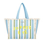 Le Pandorine Shopping Bag Mare Marina In Tessuto Borsa Donna