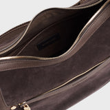 Borbonese Borsa a tracolla Donna Luna Bag Small Scamosciata