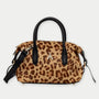 Patrizia Pepe Crossbody Donna Borsa a Mano Animalier in Cavallino Leopardato