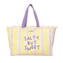Le Pandorine Shopping Bag Mare Marina In Tessuto Borsa Donna