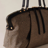 Borbonese Frame Borsa Bauletto Medium Borsa Donna