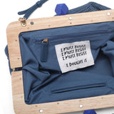 Le Pandorine Pochette Francy Con Chiusura In Legno Borsa Donna