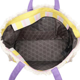 Le Pandorine Shopping Bag Mare Marina In Tessuto Borsa Donna
