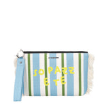 Le Pandorine Pochette Marina In Tessuto Con Polsiera Borsa Donna