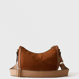 Borbonese Borsa a tracolla Donna Luna Bag Small Scamosciata