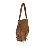 Le Pandorine Borsa Fringe A Spalla Con Patta E Frange Borsa Donna