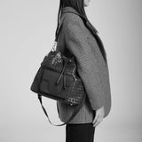 BORSA BLAIR SQUARED WOVEN - Borse - La Fille Des Fleurs