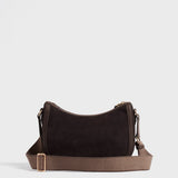 Borbonese Borsa a tracolla Donna Luna Bag Small Scamosciata