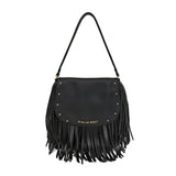 Le Pandorine Borsa Fringe A Spalla Con Patta E Frange Borsa Donna