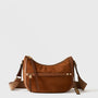 Borbonese Borsa a tracolla Donna Luna Bag Small Scamosciata
