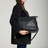 BORSA BALEARI SQUARED WOVEN - Borse - La Fille Des Fleurs