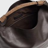 Borbonese Hobo Donna Plie Borsa Hobo Small