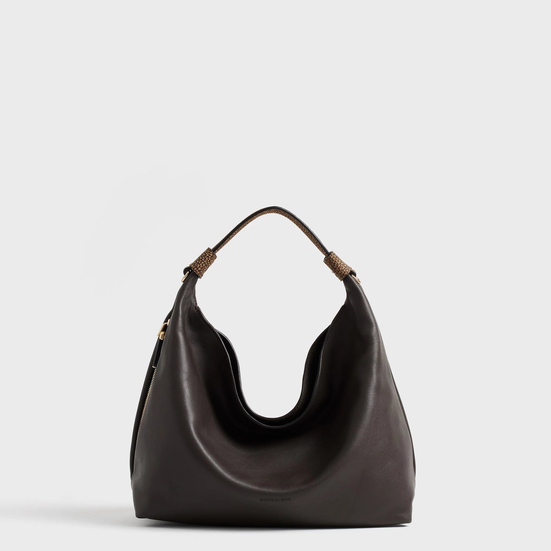 Borbonese Hobo Donna Plie Borsa Hobo Small