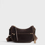 Borbonese Borsa a tracolla Donna Luna Bag Small Scamosciata
