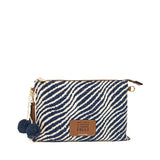 Le Pandorine Pochette Sunny In Tessuto Con Dettaglio Pom-Pon Borsa Donna