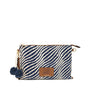 Le Pandorine Pochette Sunny In Tessuto Con Dettaglio Pom-Pon Borsa Donna