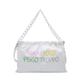 Le Pandorine Pochette Happy Bag Con Tracolla A Catena Borsa Donna