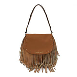 Le Pandorine Borsa Fringe A Spalla Con Patta E Frange Borsa Donna