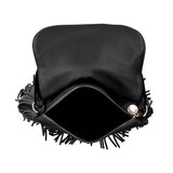 Le Pandorine Borsa Fringe A Spalla Con Patta E Frange Borsa Donna