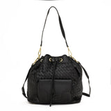 BORSA BLAIR SQUARED WOVEN - Borse - La Fille Des Fleurs