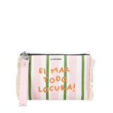 Le Pandorine Pochette Marina In Tessuto Con Polsiera Borsa Donna