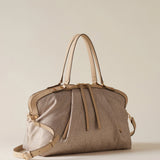 Borbonese Frame Borsa Bauletto Medium Borsa Donna