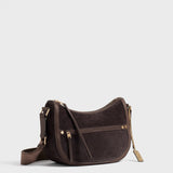 Borbonese Borsa a tracolla Donna Luna Bag Small Scamosciata
