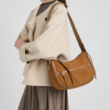 Borbonese Borsa a tracolla Donna Luna Bag Small Scamosciata