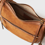 Borbonese Borsa a tracolla Donna Luna Bag Small Scamosciata