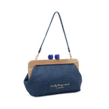 Le Pandorine Pochette Francy Con Chiusura In Legno Borsa Donna