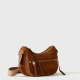 Borbonese Borsa a tracolla Donna Luna Bag Small Scamosciata