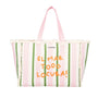 Le Pandorine Shopping Bag Mare Marina In Tessuto Borsa Donna